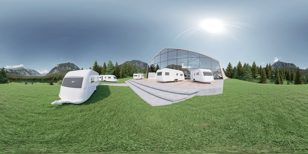 Preality 360 Rendering Caravan