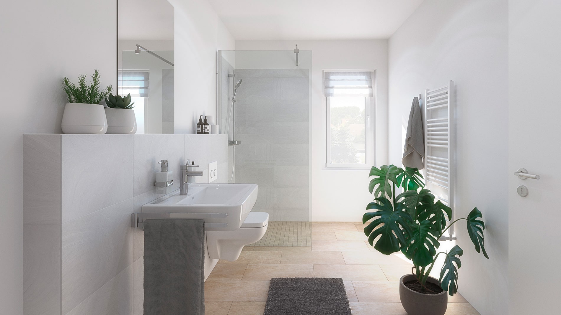 3D Render Pfaffstraße Wohnen